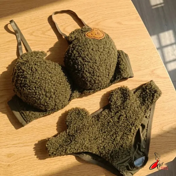 ست شورت و سوتین اسفنجی فانتزی تدی