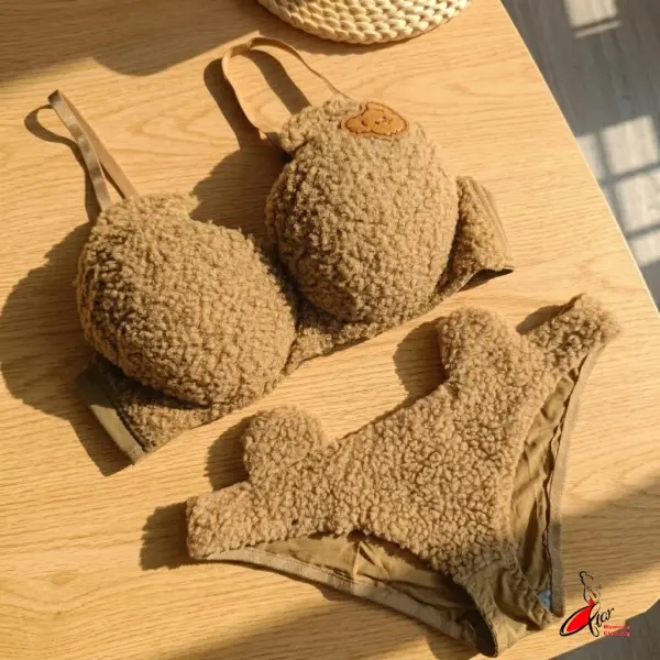 ست شورت و سوتین اسفنجی فانتزی تدی